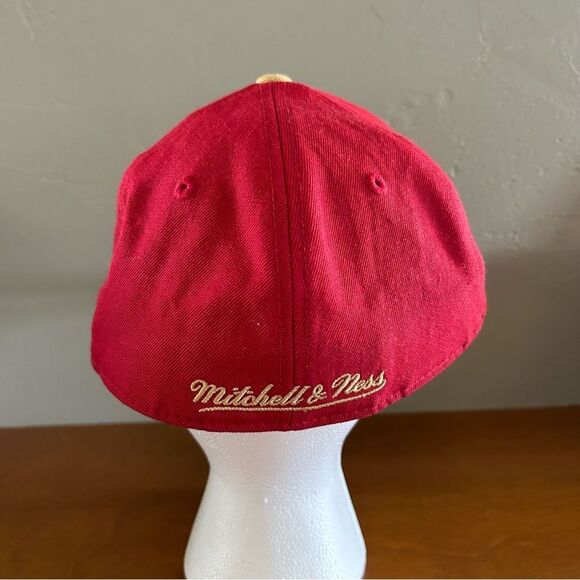 San Fransisco 49ers NFL Football Mitchell & Ness Vtg Wool Fitted Hat 7 3/8 - Picture 6 of 11